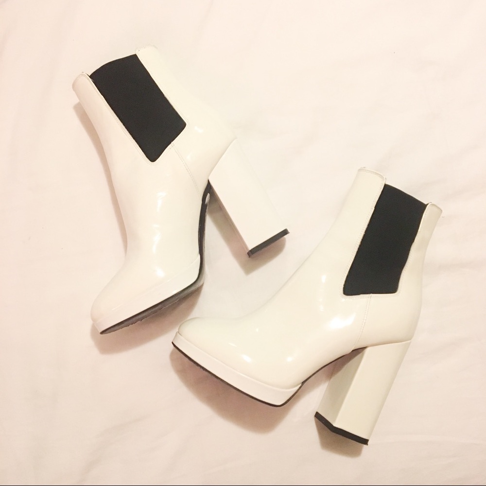 Steve Madden Patent Leather Booties
